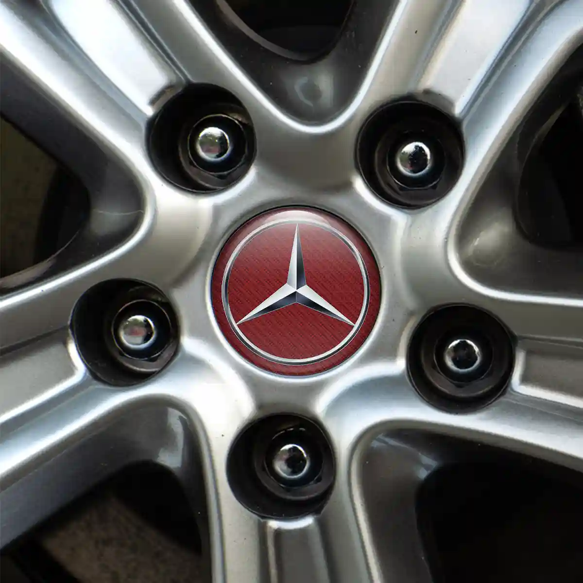 Mercedes Emblem Center Hup Cap Premium Edition