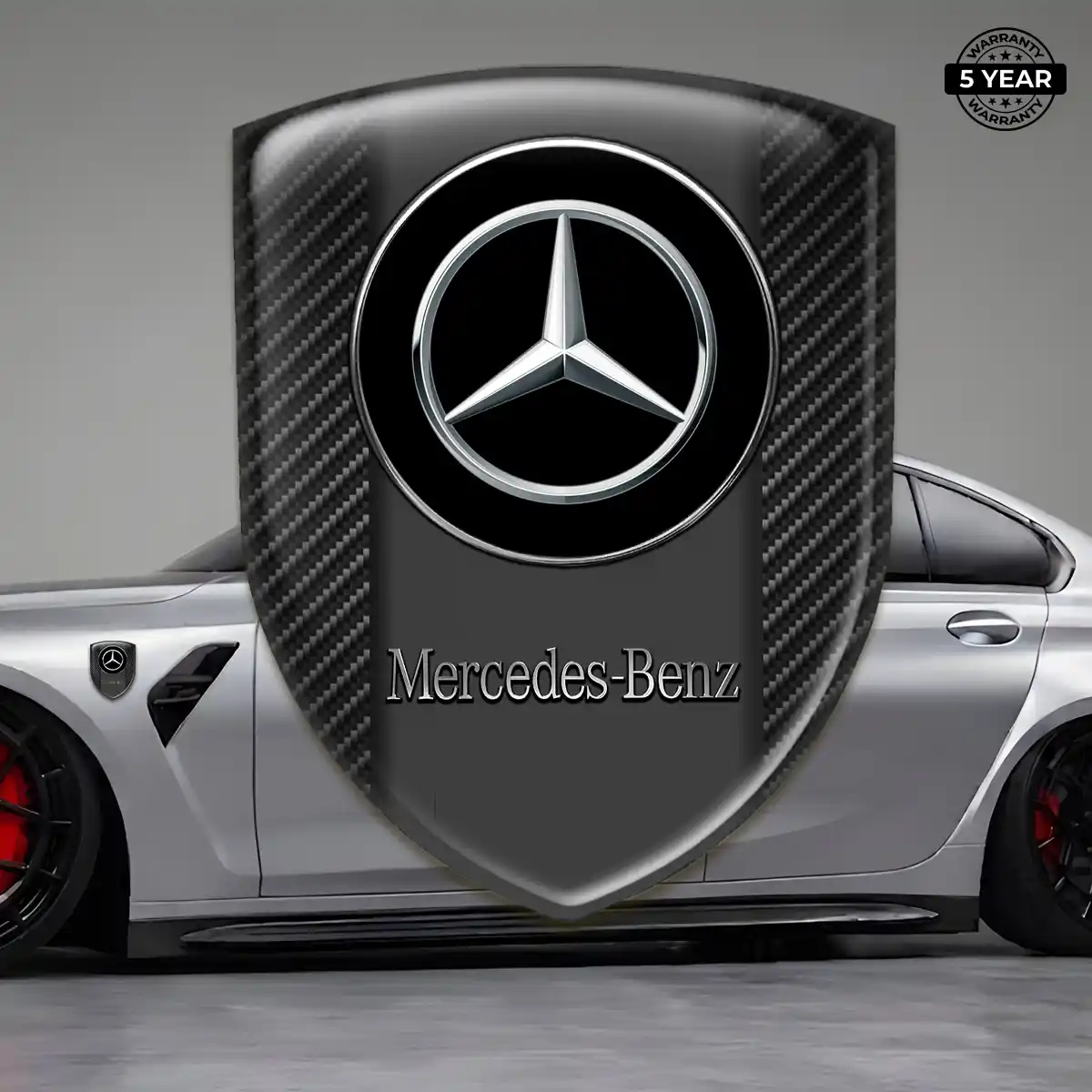 Mercedes Emblem Crest Elite Finish