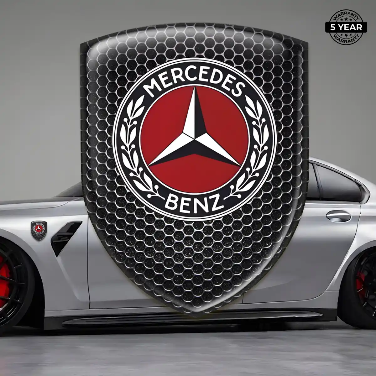 Mercedes Emblem Crest Refined Design