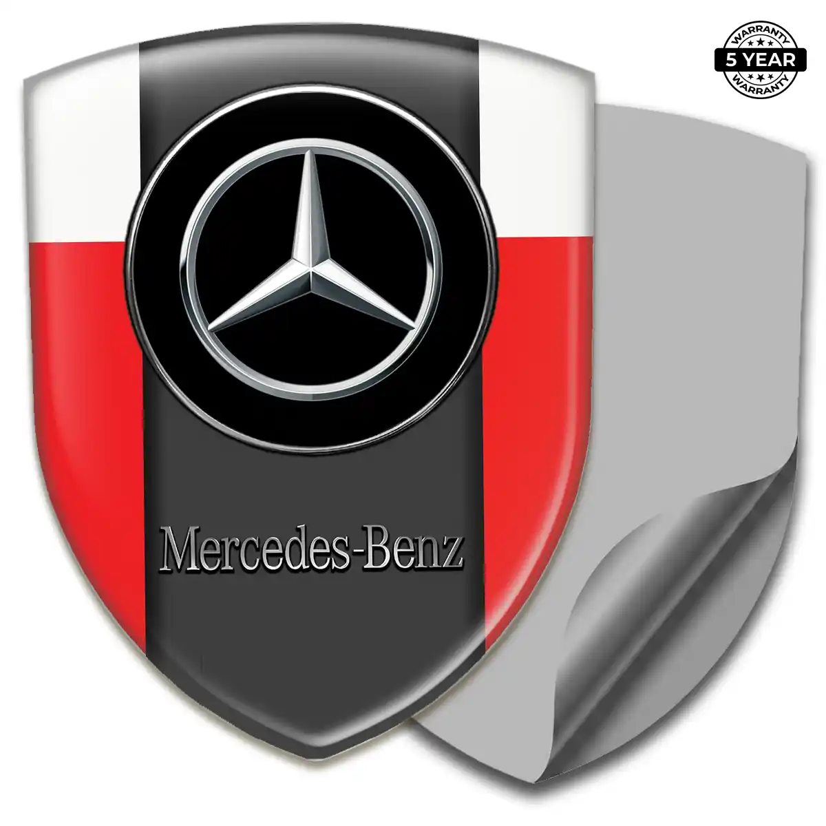 Mercedes Emblem Crest Sleek Style