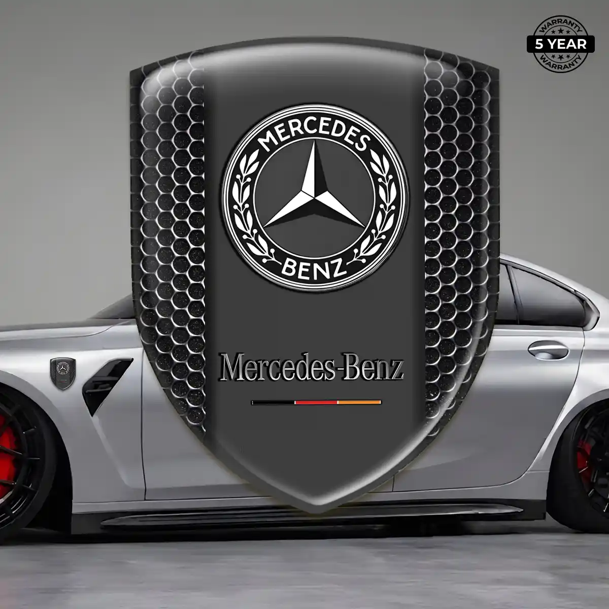Mercedes Emblem Domed Badge Prestige Line