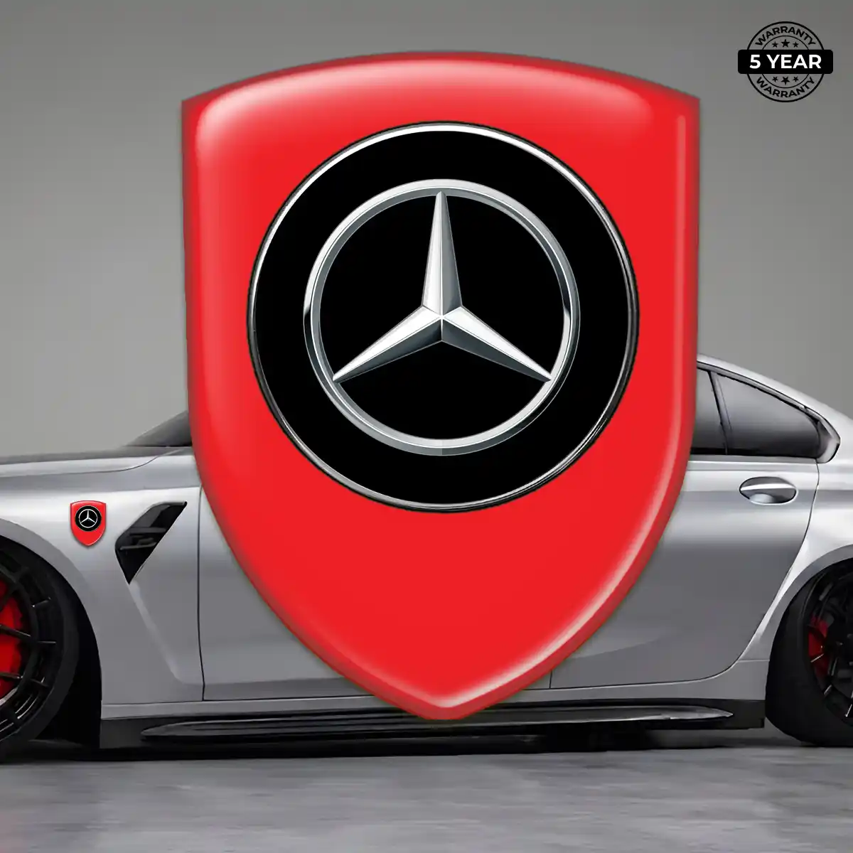 Mercedes Emblem Domed Badge Prime Quality