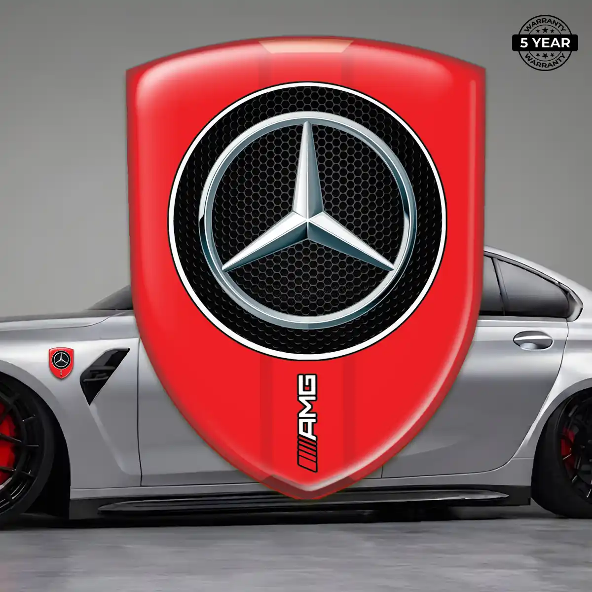 Mercedes Emblem Domed Badge Signature Grade