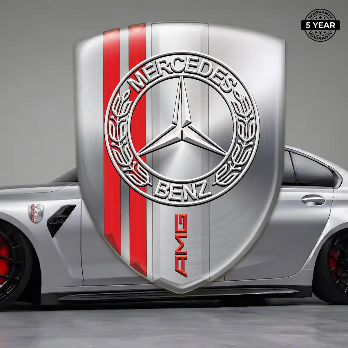 Mercedes Emblem Domed Badge Superior Craft