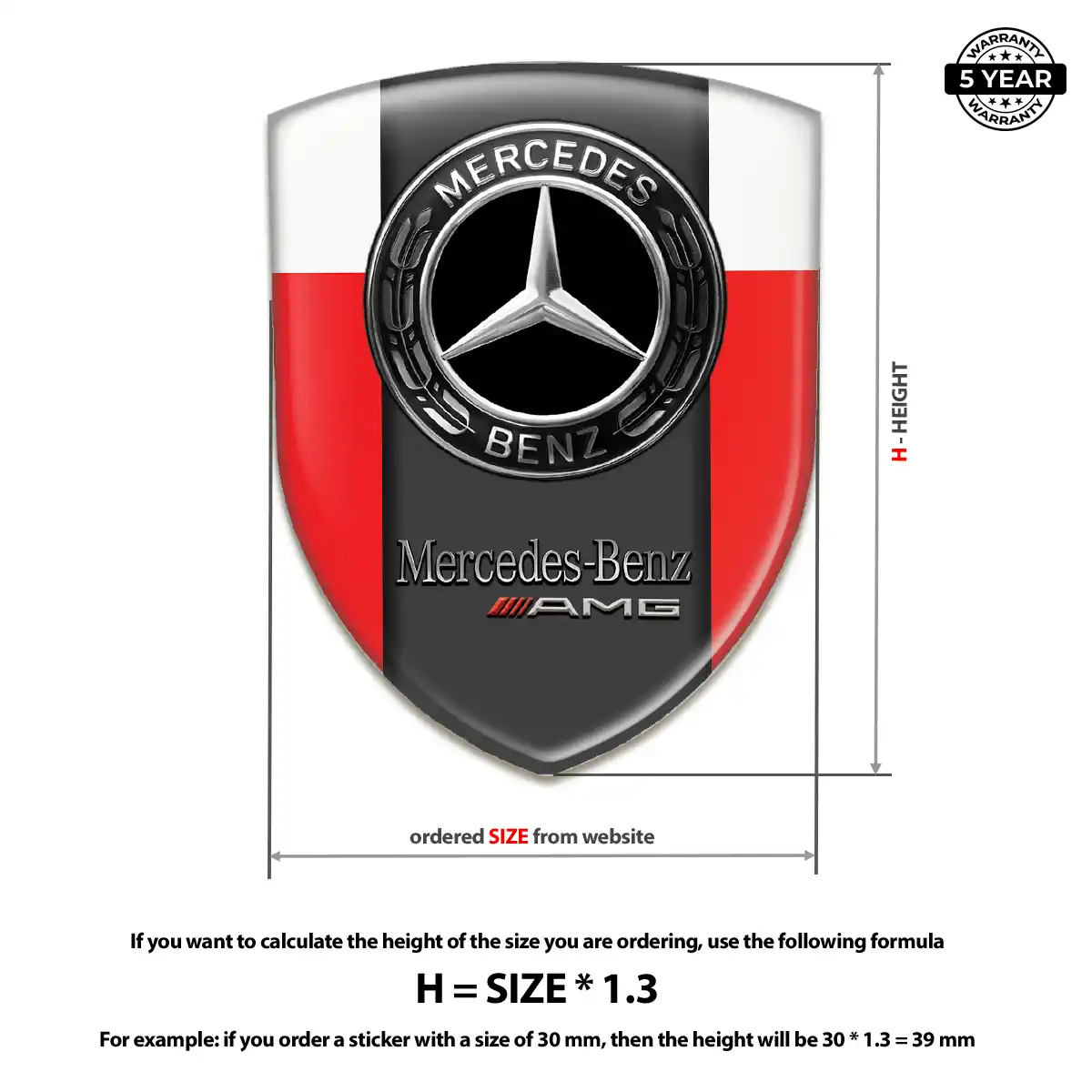 Mercedes Emblem Elite Finish