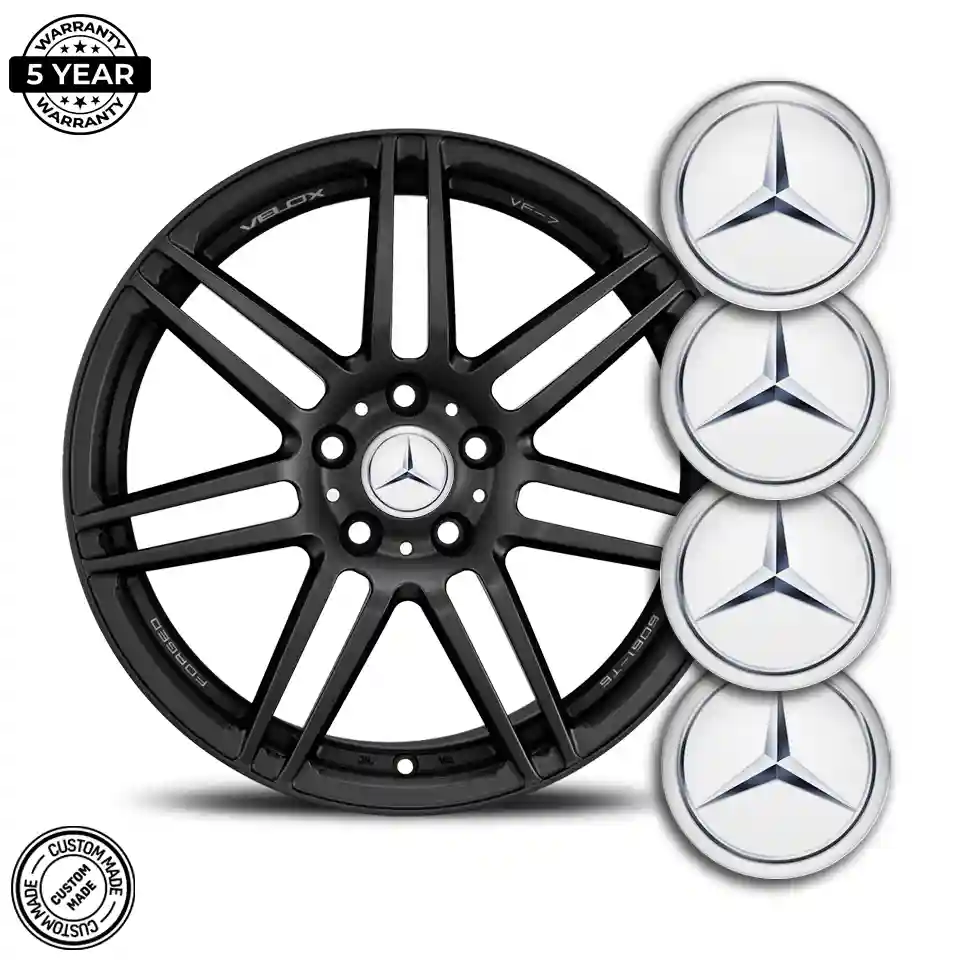Mercedes Emblem Epoxy Self-Adhesive Stylish Design