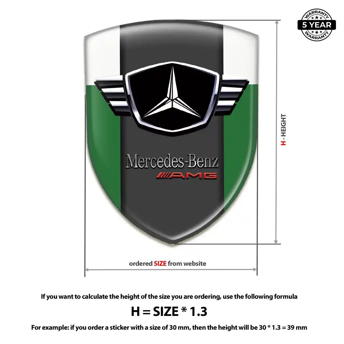 Mercedes Emblem Logo Badge Prime Quality