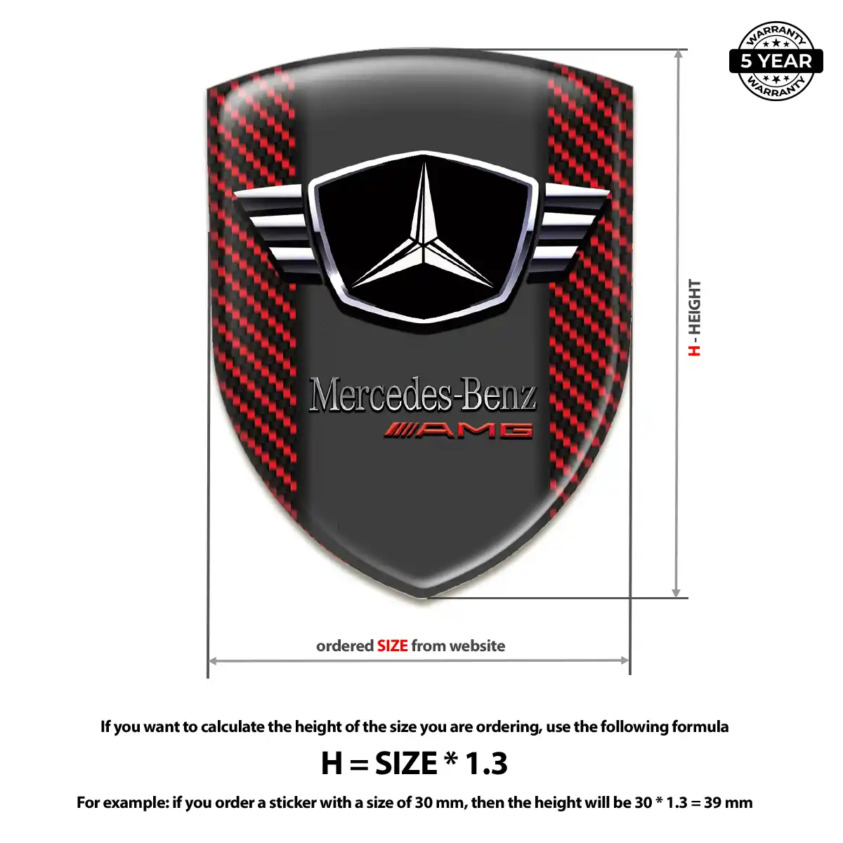 Mercedes Emblem Prime Quality