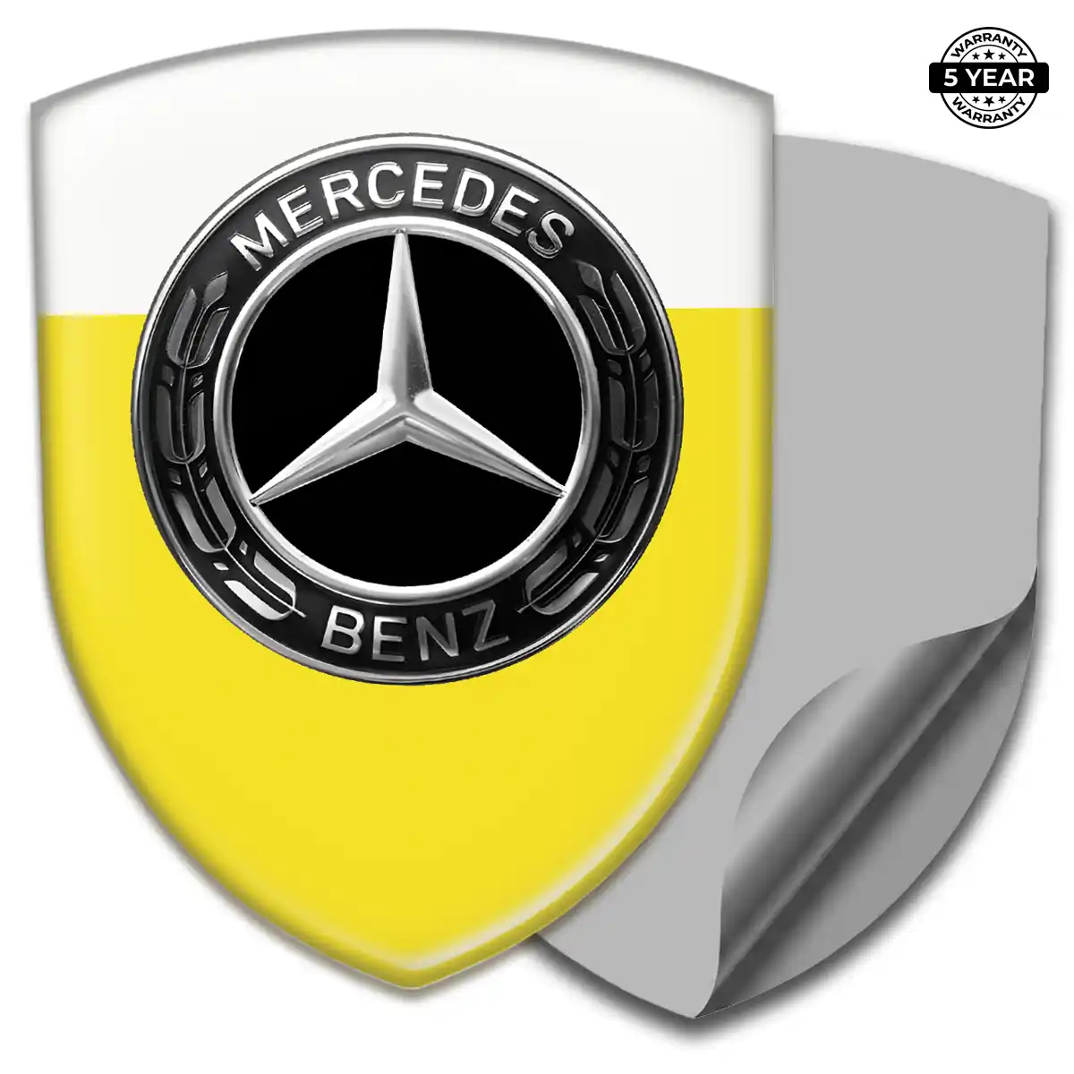 Mercedes Emblem Shield Elite Finish
