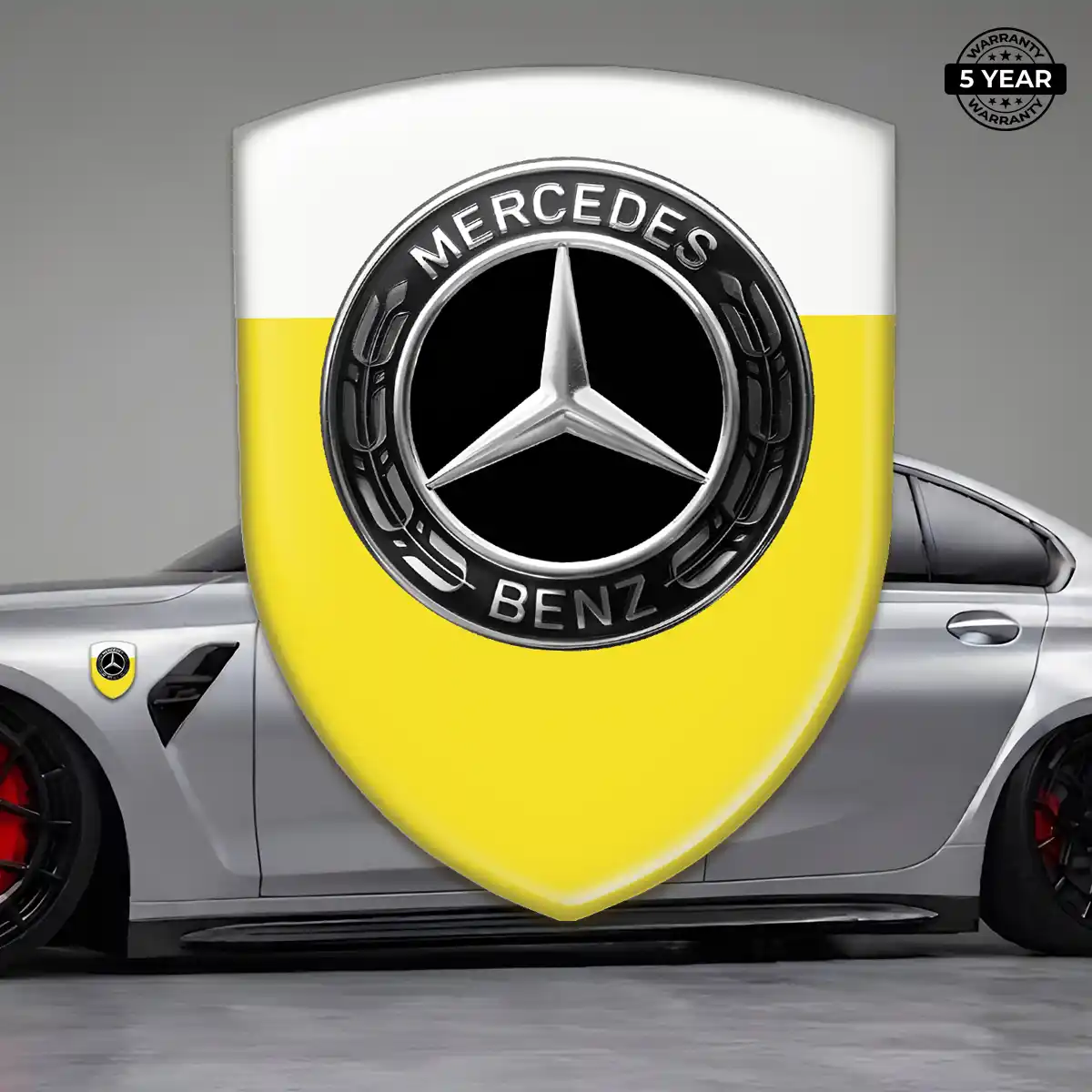 Mercedes Emblem Shield Elite Finish