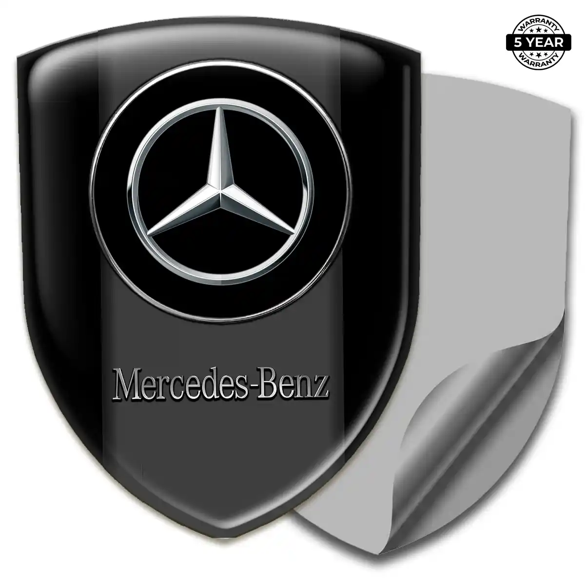 Mercedes Emblem Shield Refined Design