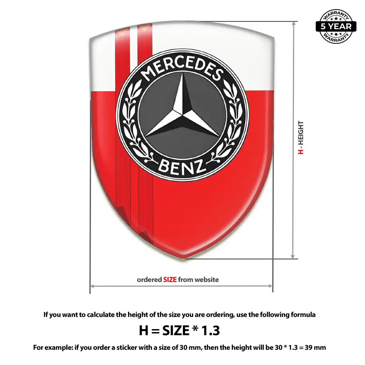 Mercedes Emblem Silicone Prestige Line