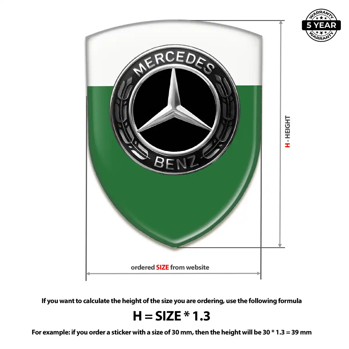 Mercedes Emblem Silicone Sleek Style