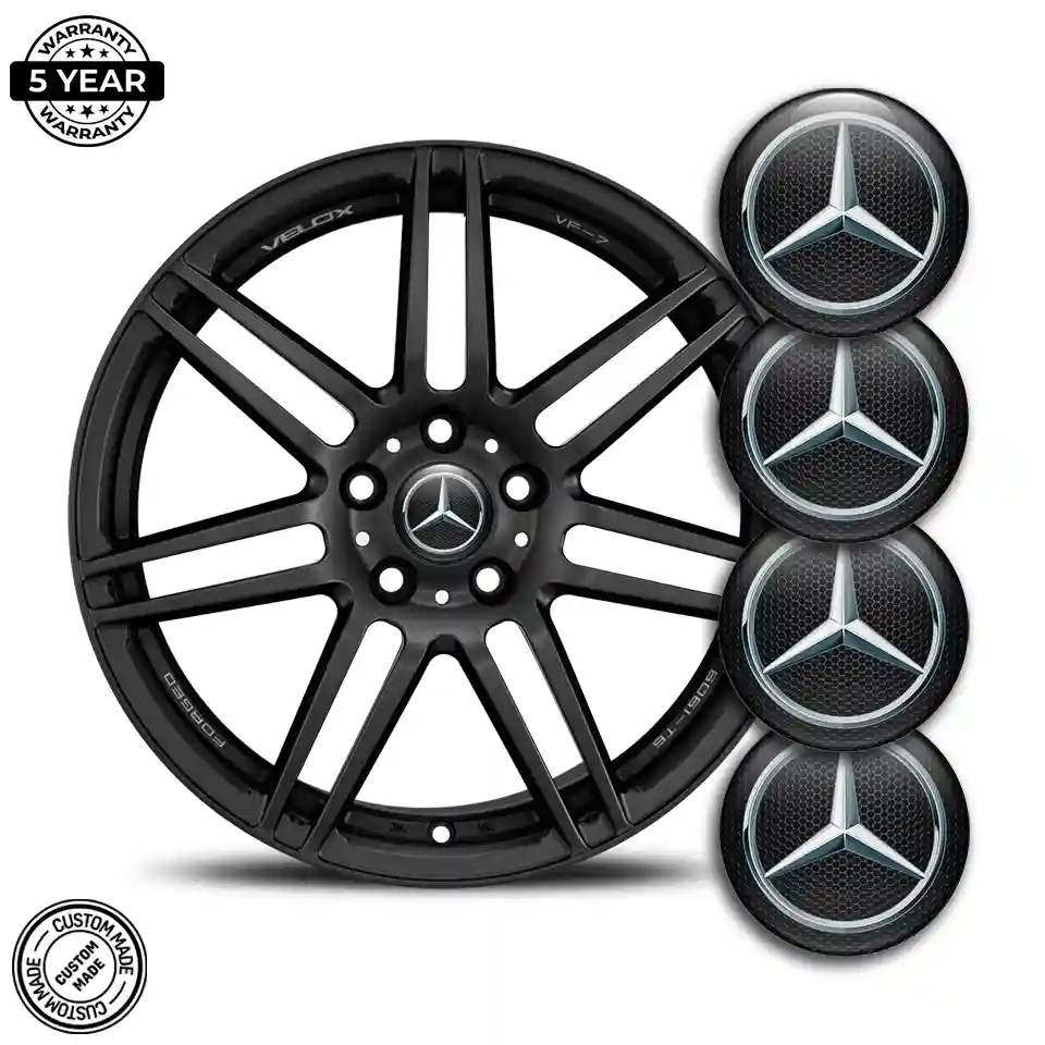 Mercedes Epoxy Sticker High Quality