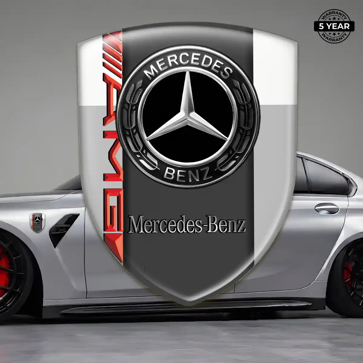 Mercedes Gel Badge Sticker Prime Quality
