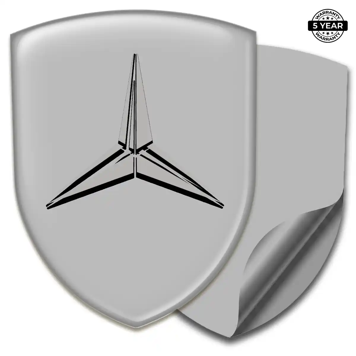 Mercedes Gel Badge Sticker Signature Grade