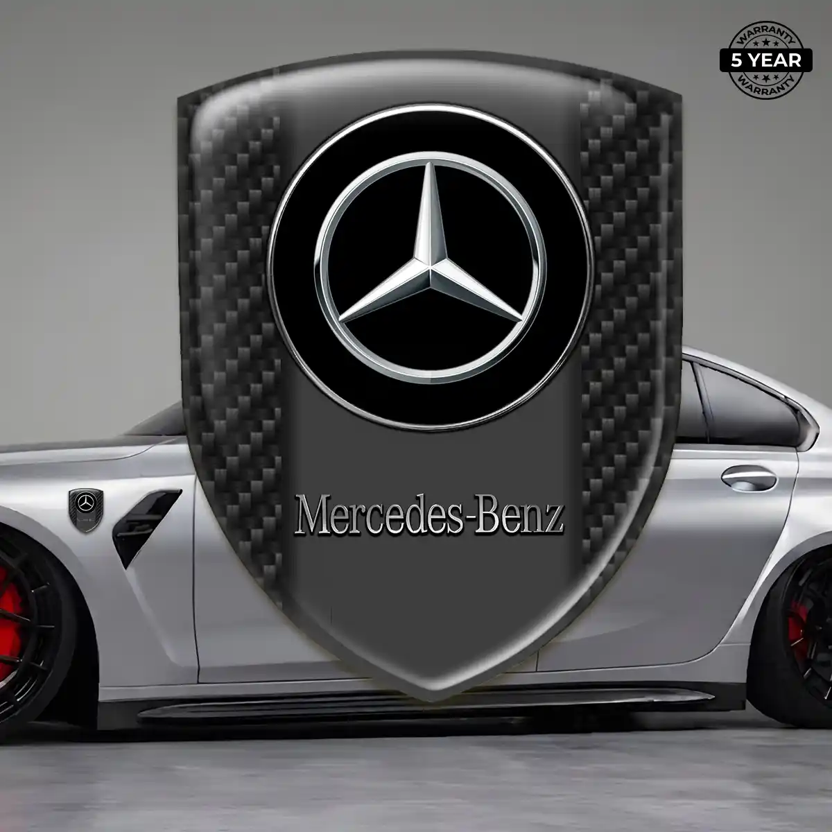 Mercedes Logo Badge Elite Finish