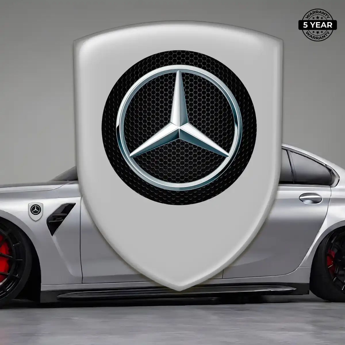 Mercedes Logo Badge Refined Design