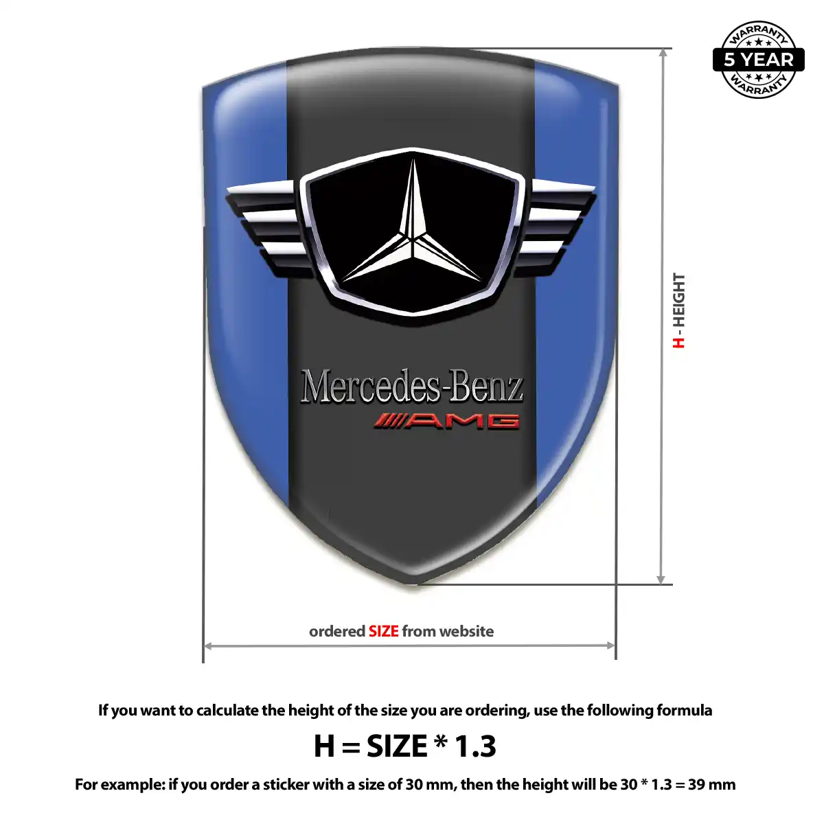 Mercedes Logo Badge Superior Craft