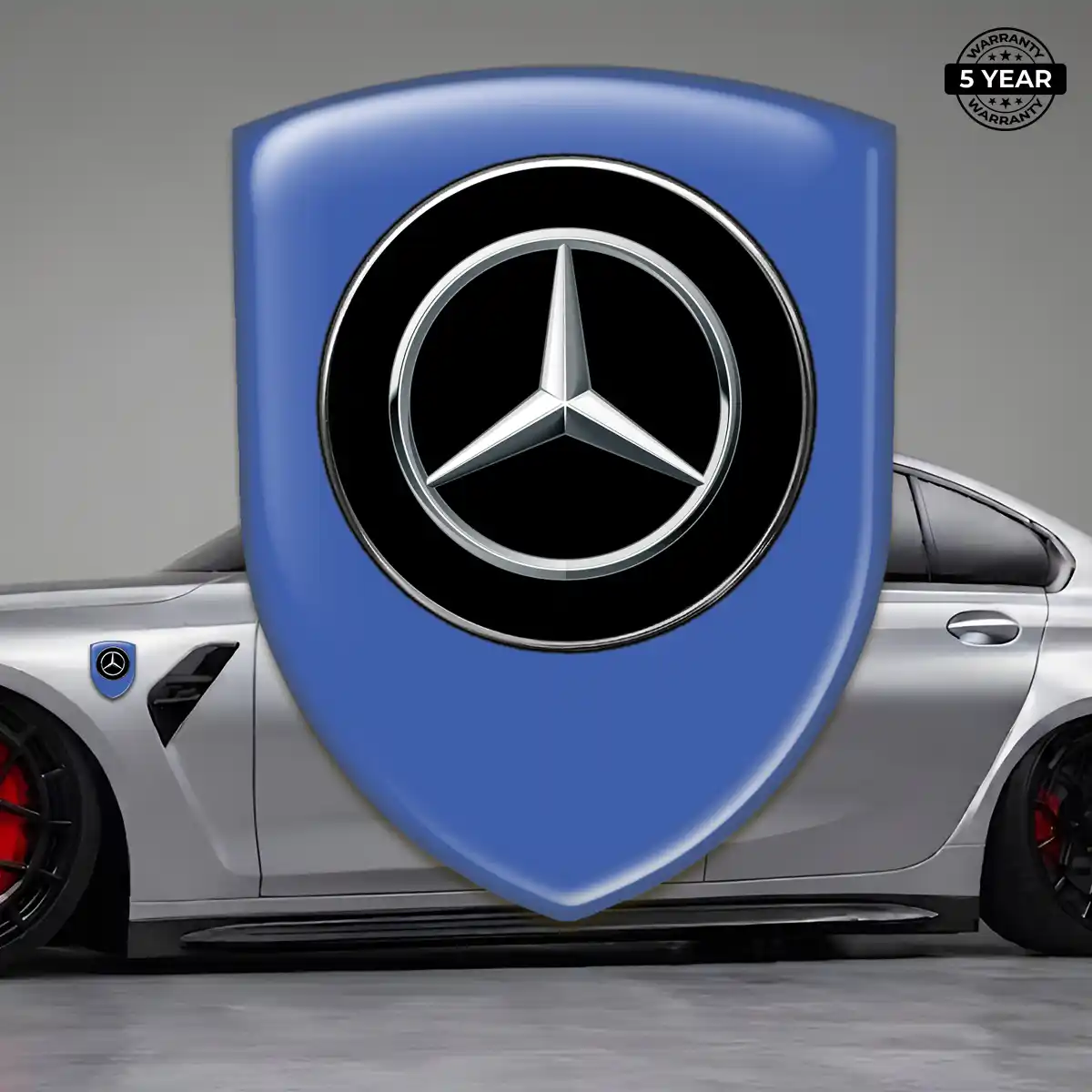 Mercedes Logo Sticker Elite Finish