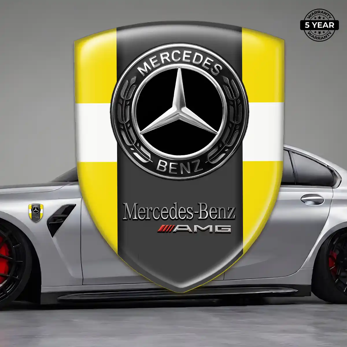 Mercedes Logo Sticker Signature Grade