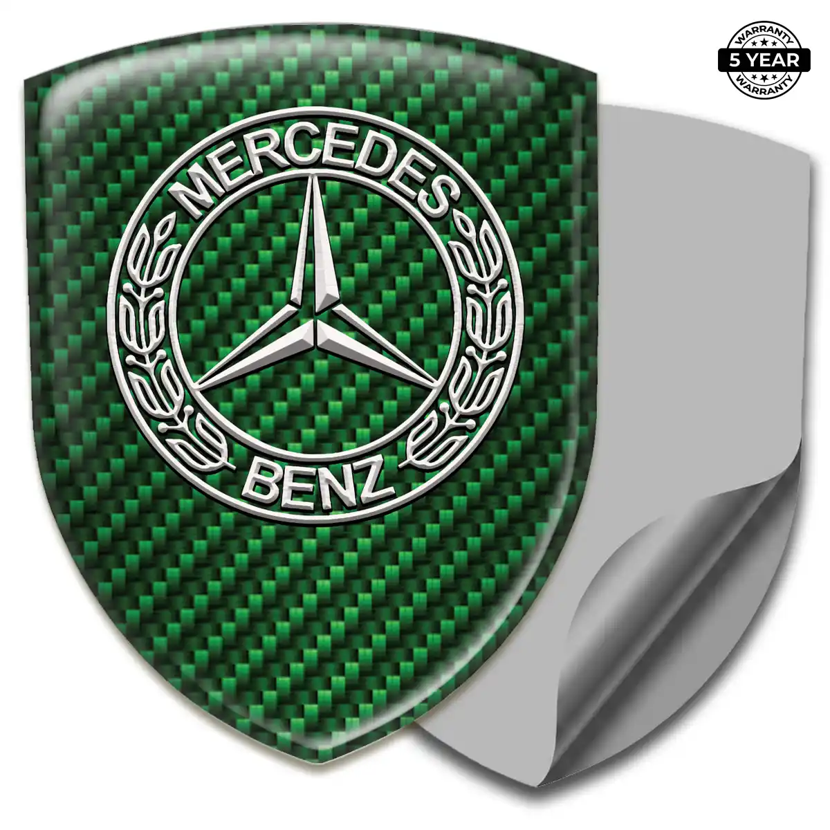 Mercedes Logo Sticker Sleek Style