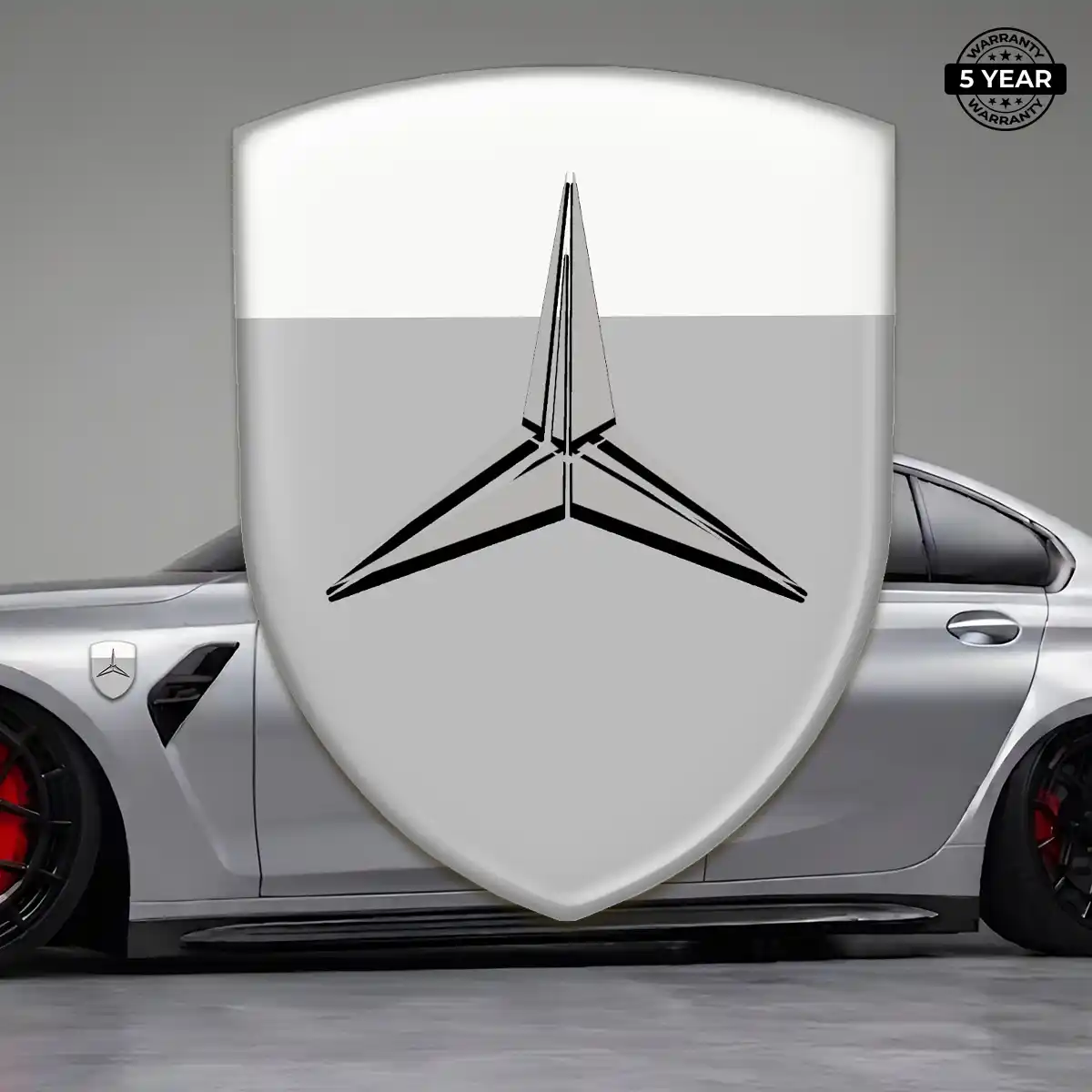 Mercedes Polyurethane Domed Sticker Prestige Line