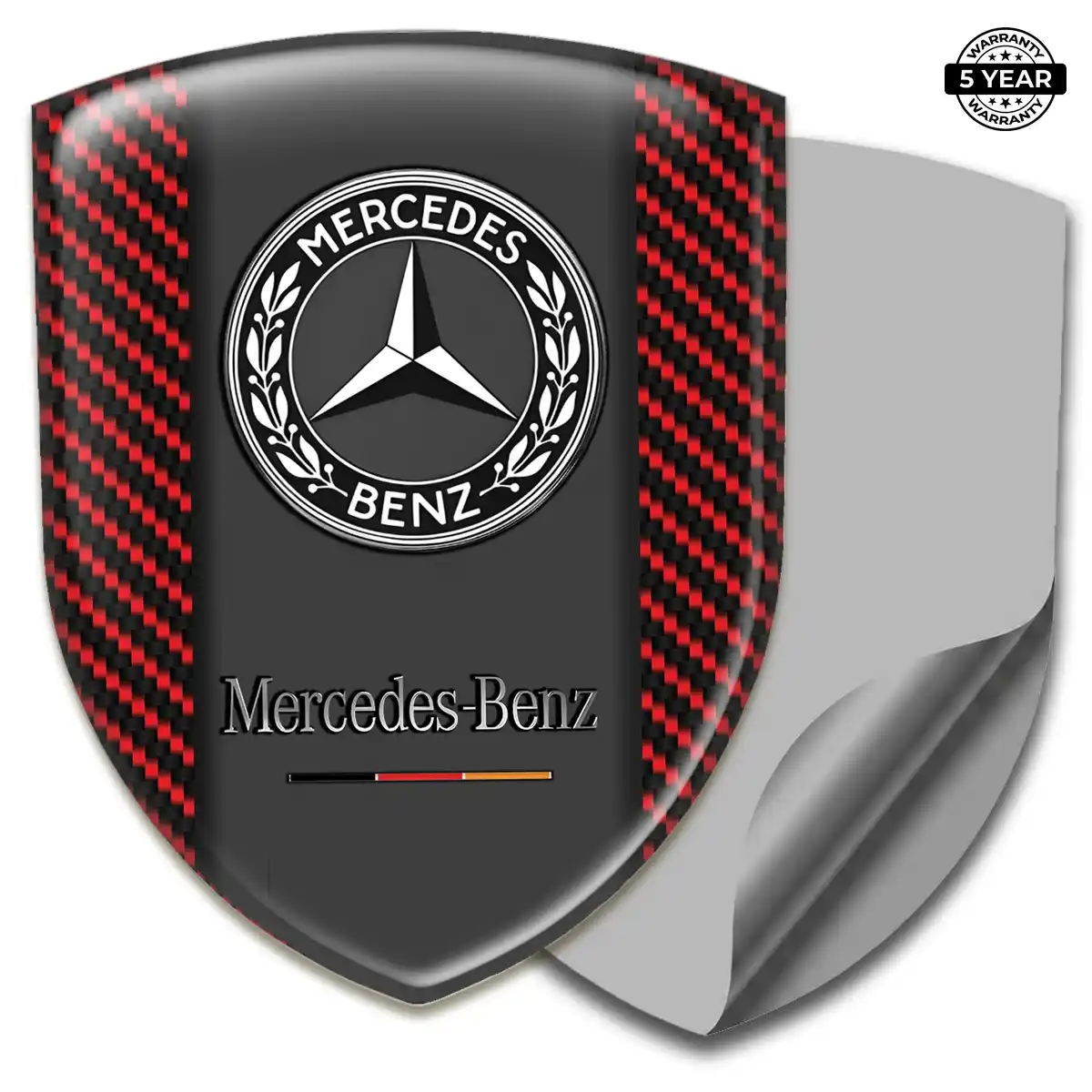 Mercedes Resin Domed Sticker Signature Grade