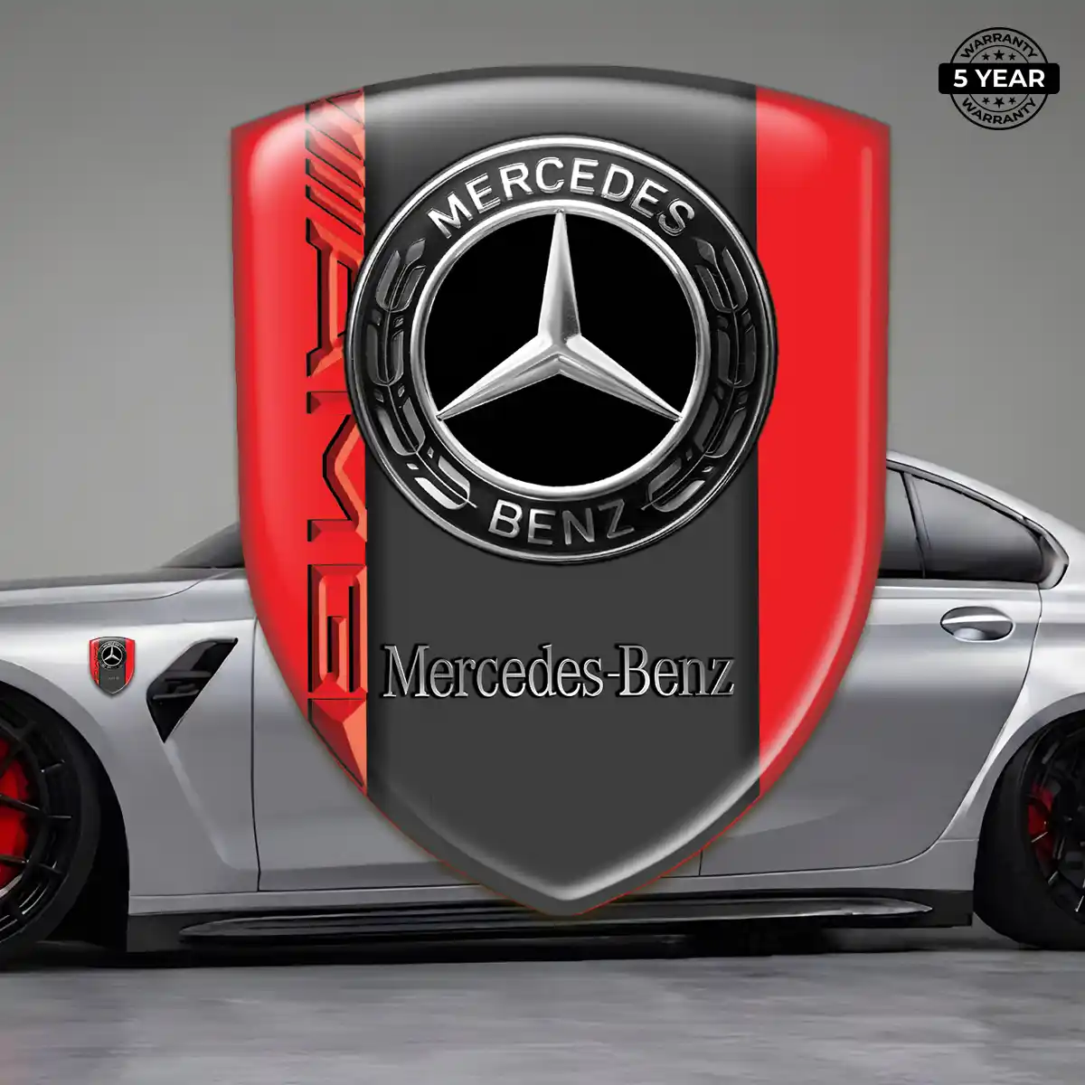 Mercedes Resin Emblem Sticker Signature Grade