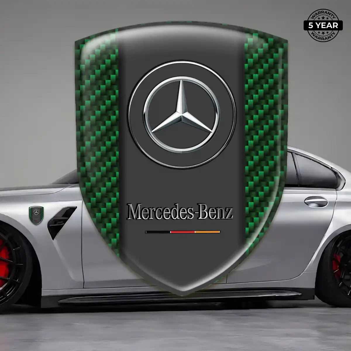 Mercedes Resin Emblem Sticker Superior Craft