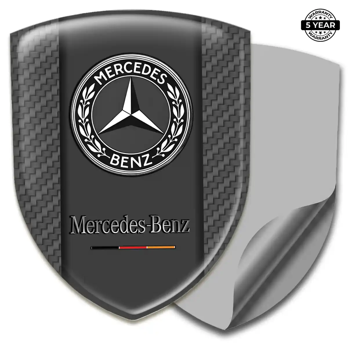 Mercedes Self Adhesive Emblem Sticker Signature Grade