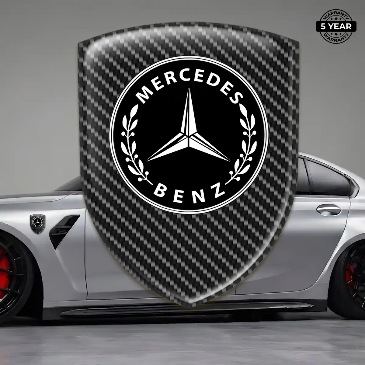 Mercedes Silicone Emblem Prime Quality