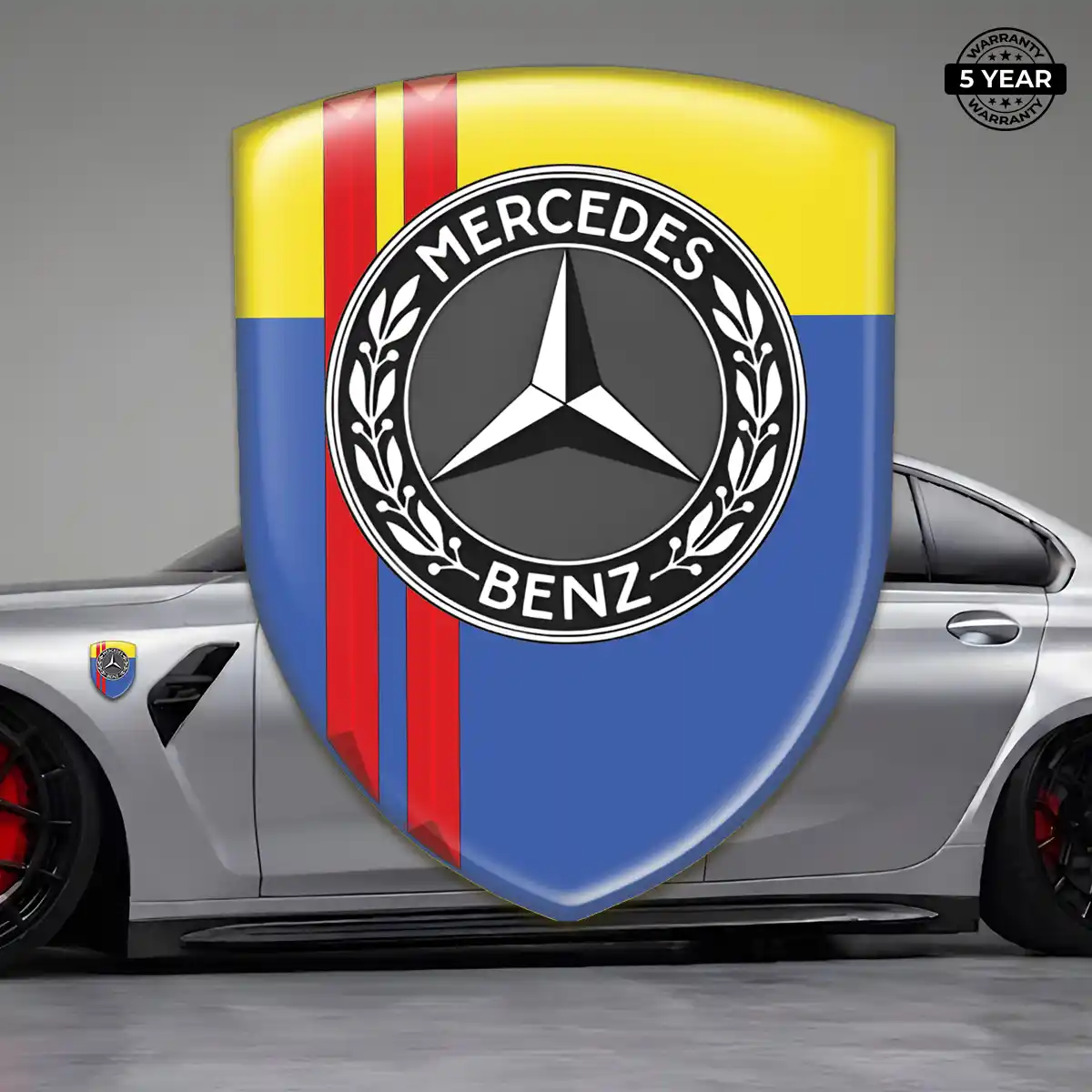 Mercedes Silicone Sticker Prime Quality