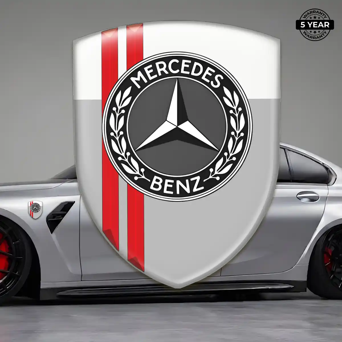 Mercedes Silicone Sticker Signature Grade