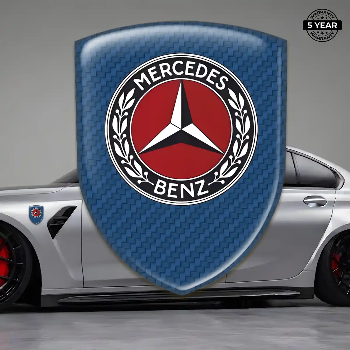 Mercedes Silicone Sticker Superior Craft