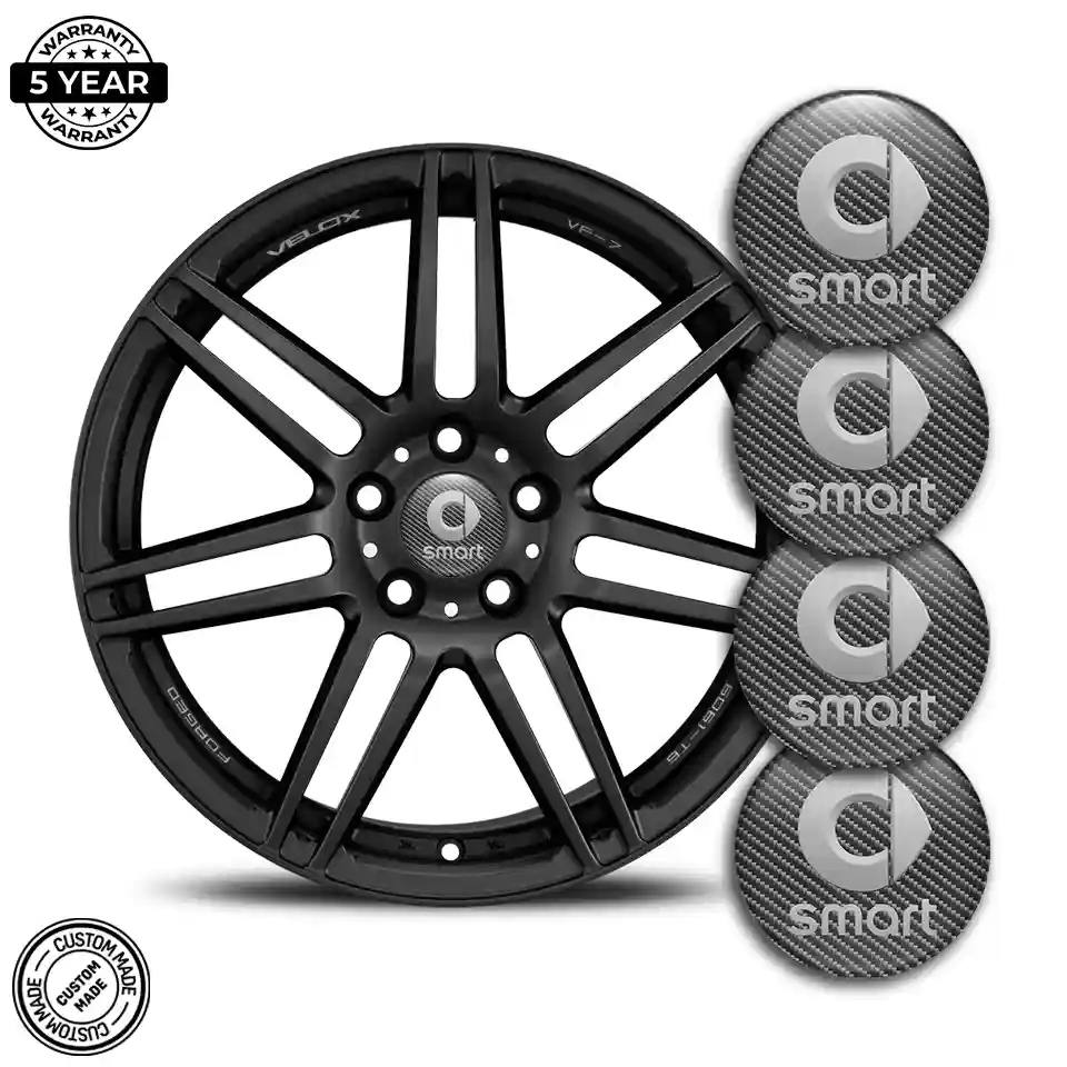 Mercedes Smart Badge Emblems Center Cap Refined Design