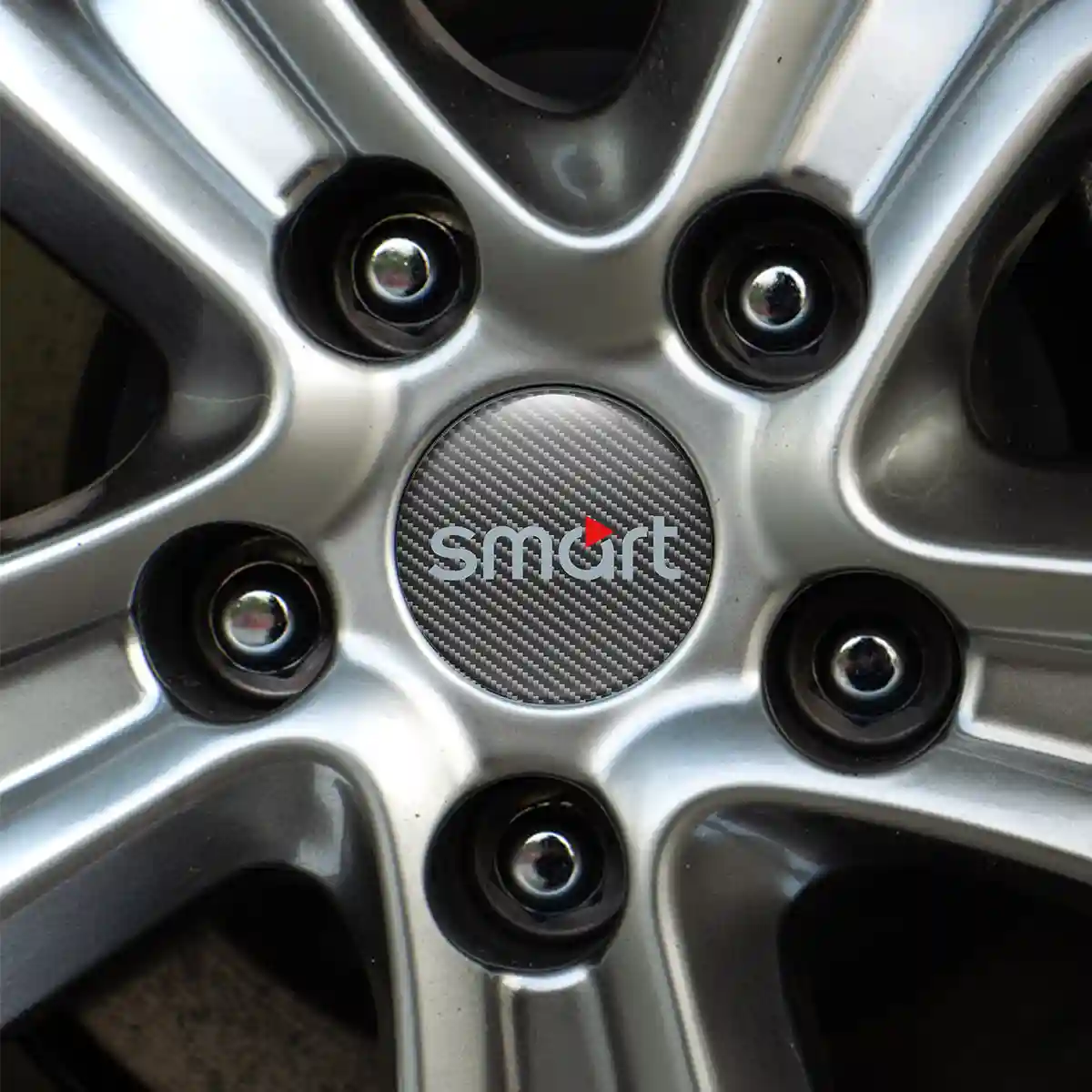 Mercedes Smart Badge Emblems Center Cap Sleek Style