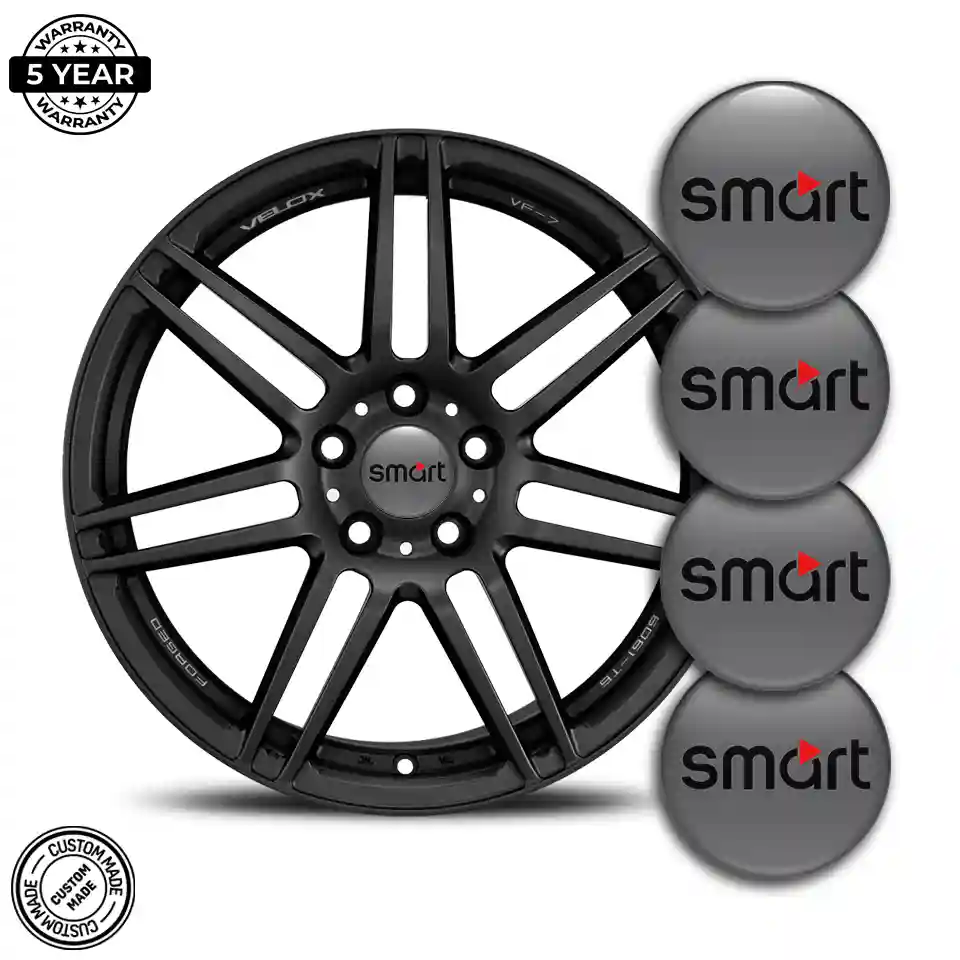Mercedes Smart Domed Emblem Elite Finish