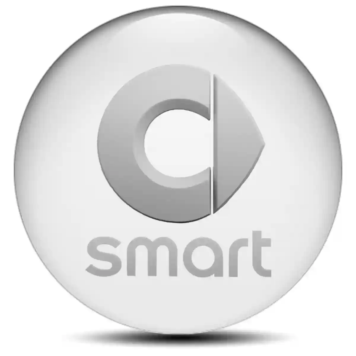 Mercedes Smart Domed Emblem Self-Adhesive Refined Design