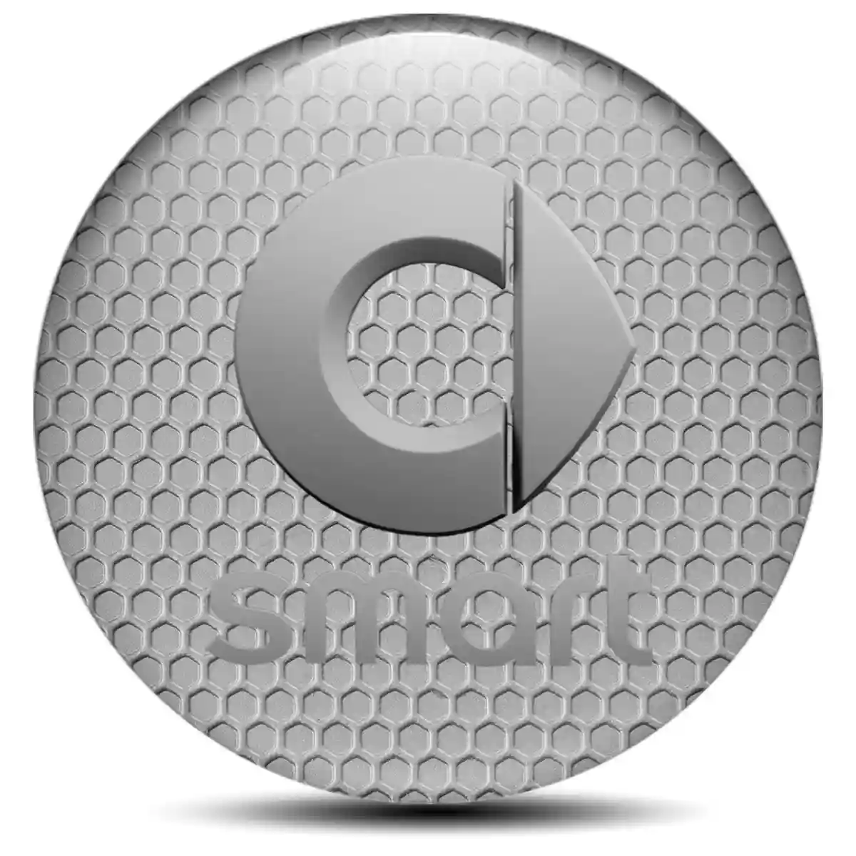 Mercedes Smart Domed Emblem Sleek Style