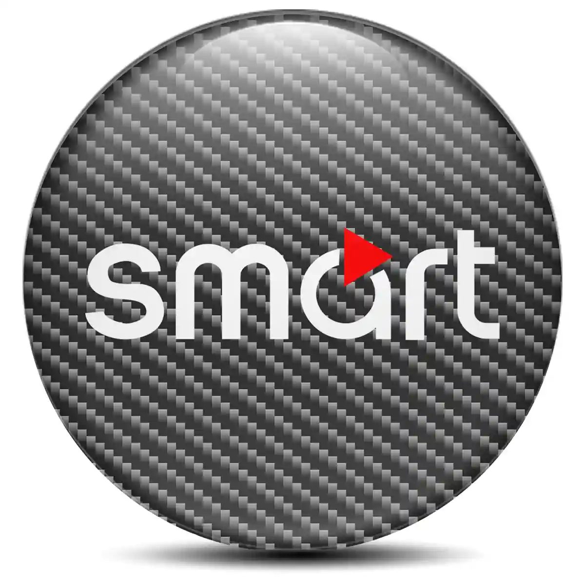 Mercedes Smart Domed Sticker Elite Finish
