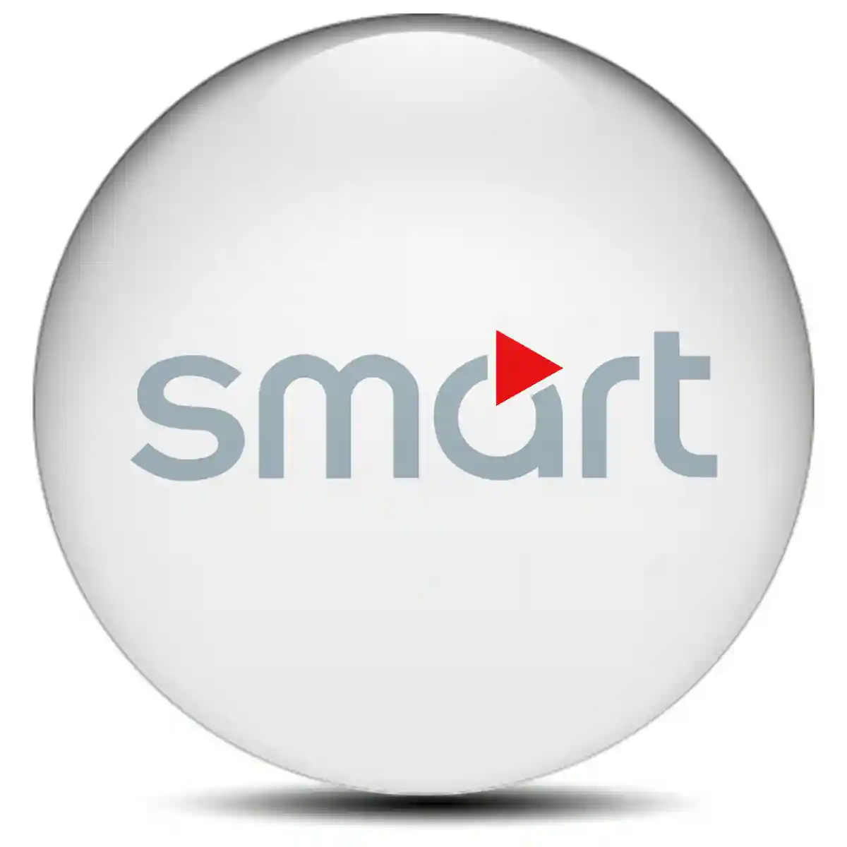 Mercedes Smart Domed Sticker Refined Design