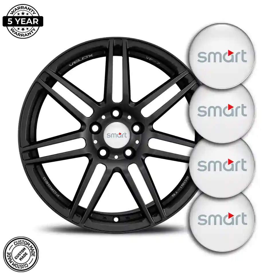 Mercedes Smart Domed Sticker Refined Design