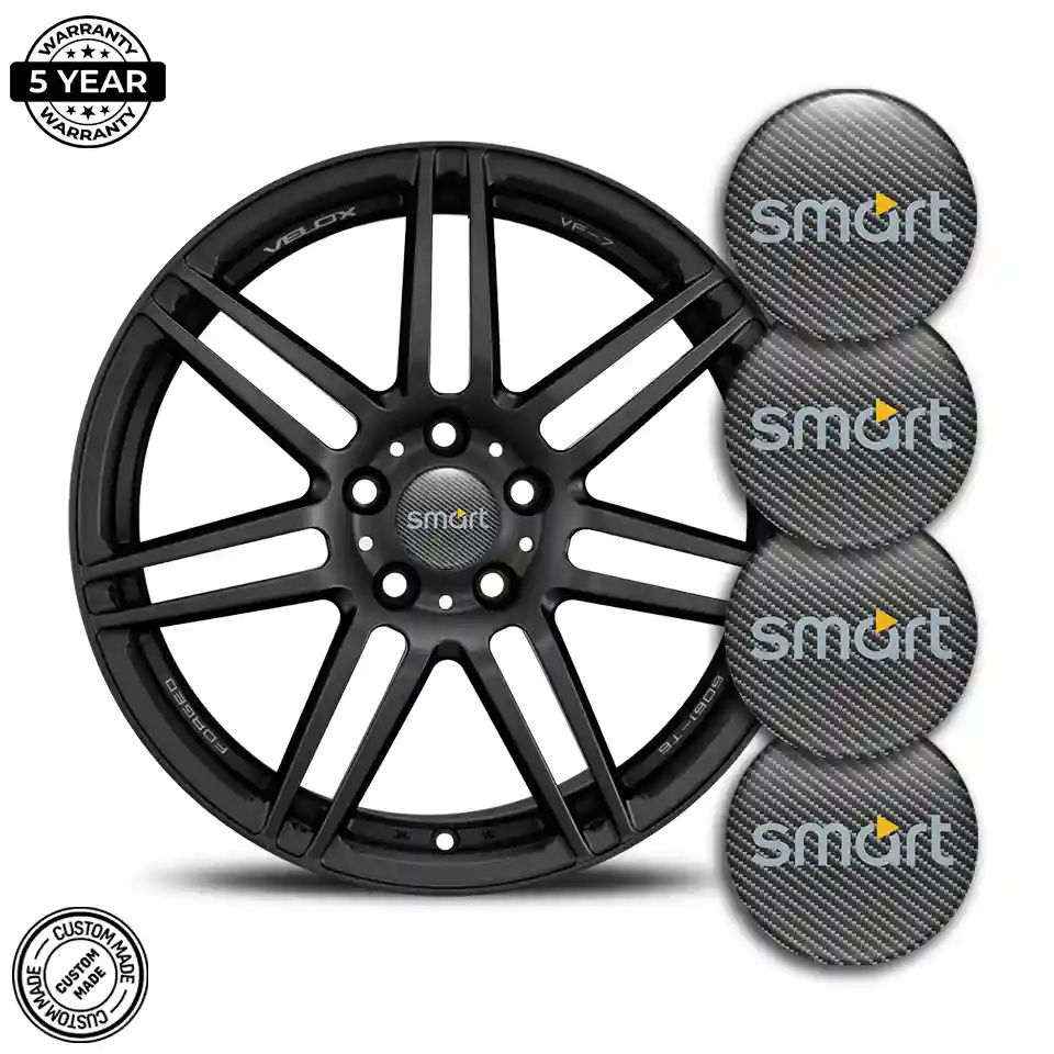 Mercedes Smart Emblem Badge Self-Adhesive Refined Design