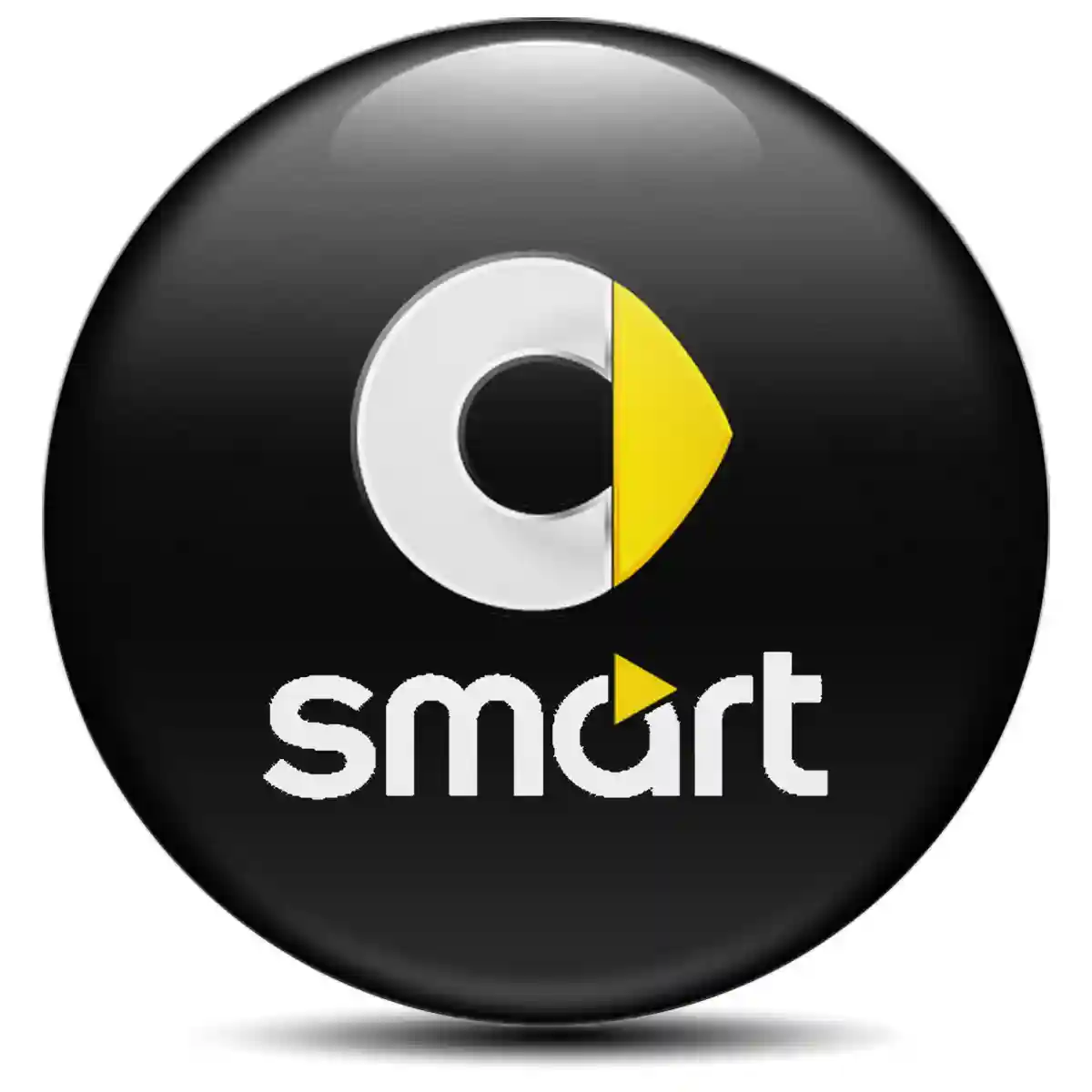Mercedes Smart Emblem Center Hub Cap Self-Adhesive Refined Design
