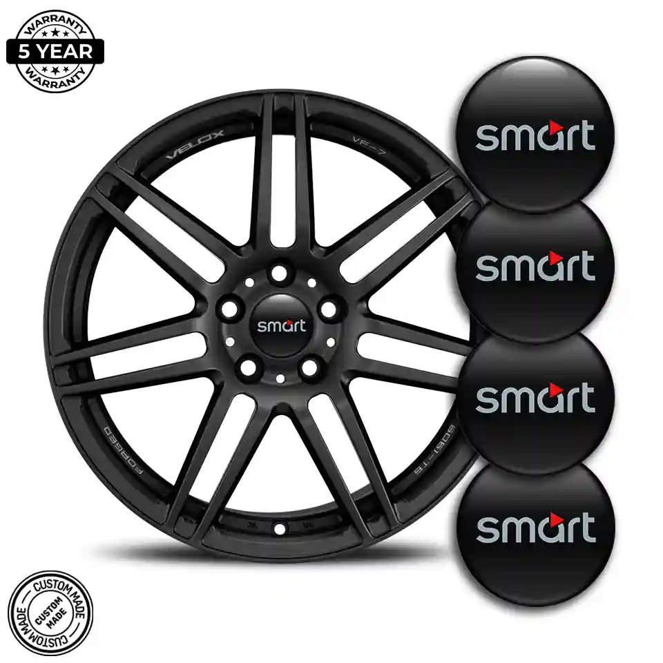 Mercedes Smart Emblem Center Hup Cap Refined Design