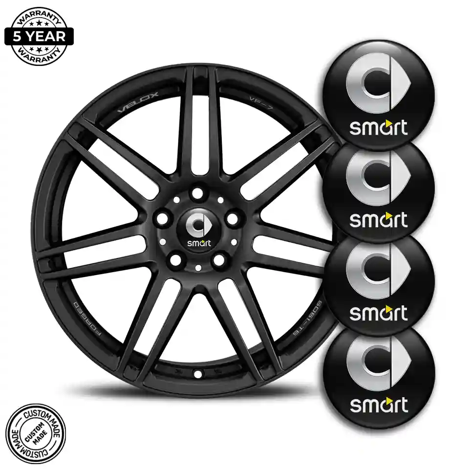 Mercedes Smart Emblem Center Hup Cap Sleek Style