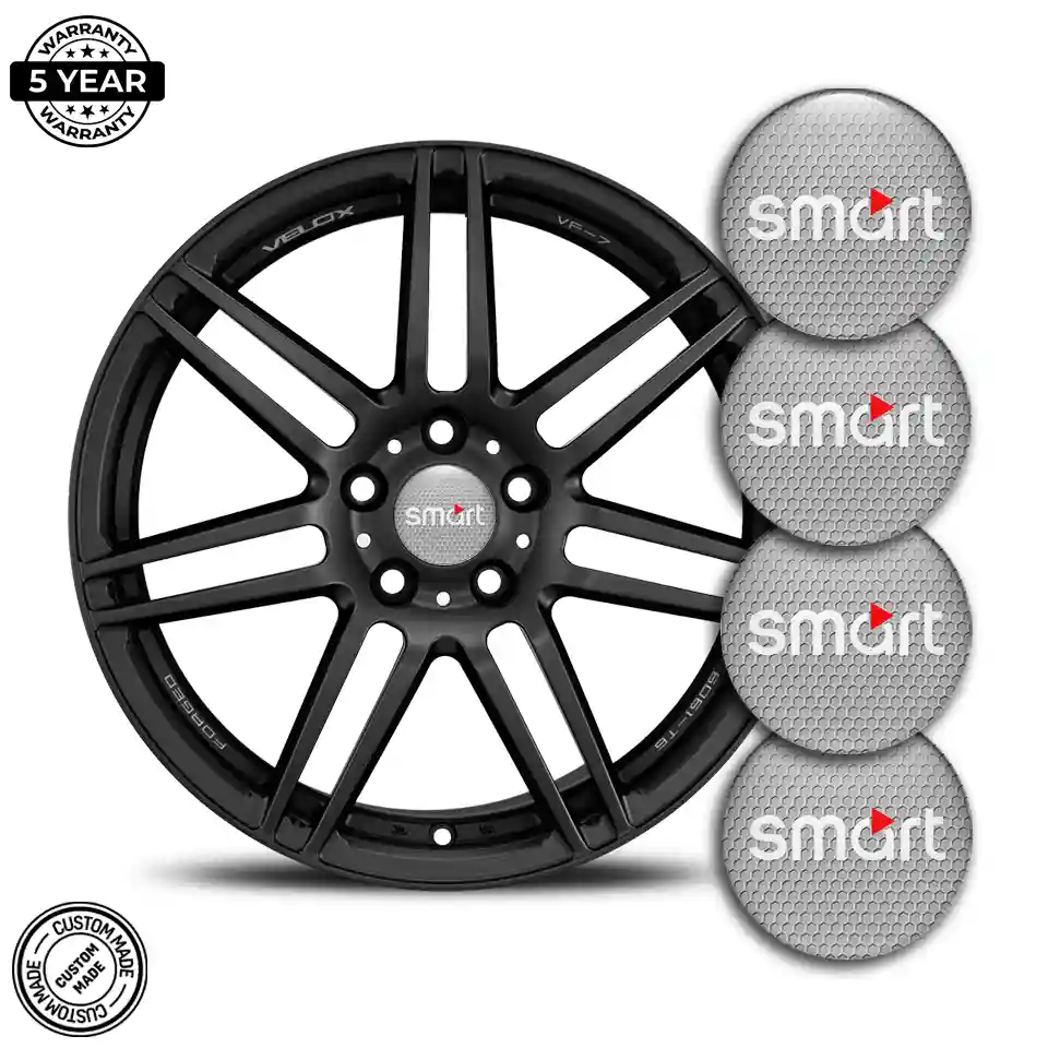 Mercedes Smart Epoxy Sticker Refined Design