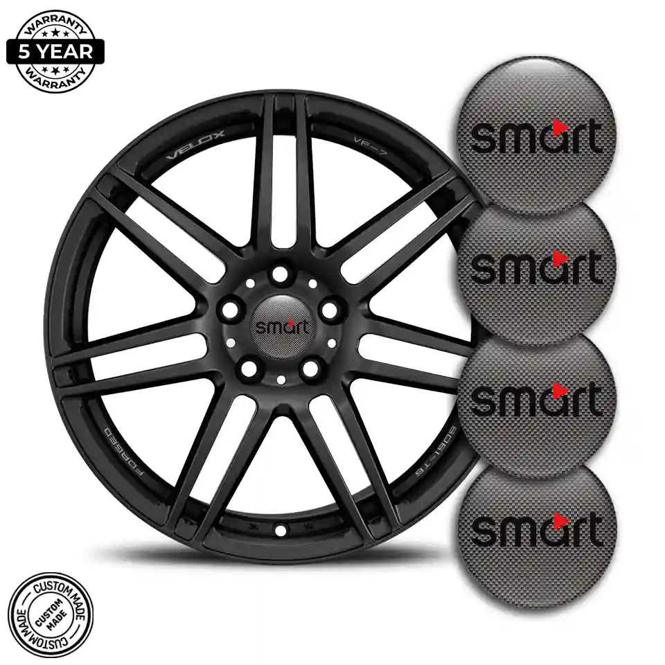 Mercedes Smart Logo Silicone Badge Elite Finish