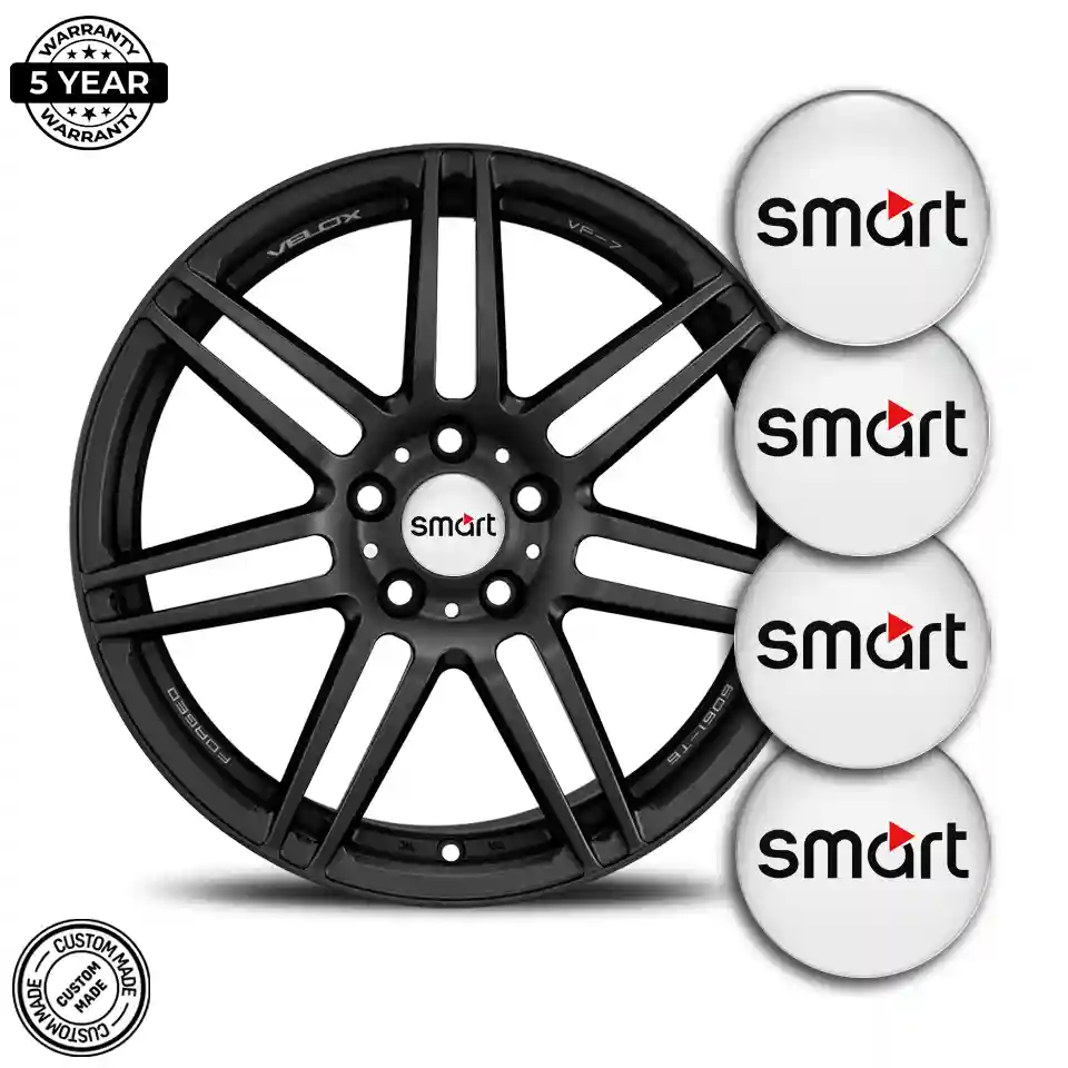 Mercedes Smart Logo Silicone Emblem Sleek Style